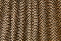 Brown cellulose paper pad or evaporative cooling pad texture Royalty Free Stock Photo