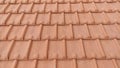 Brown Ceramic Roof Tiles of House
