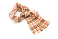 Brown Checked Scarf