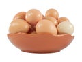 Brown chicken eggs Royalty Free Stock Photo