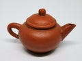 Brown Chinese tea pot model miniature