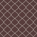 Brown chocolate colored mughal  seamless pattern Royalty Free Stock Photo