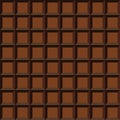 Brown chocolate table. Vector seamless pattern background Royalty Free Stock Photo