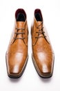 Brown chukka boots