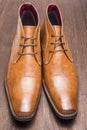 Brown chukka boots