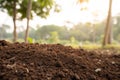 Brown clean soil texture background Royalty Free Stock Photo