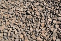 Brown clunky stones Royalty Free Stock Photo