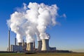 Brown coal-fired power station Royalty Free Stock Photo
