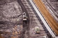 Brown coal mining in Germany Royalty Free Stock Photo