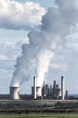 Brown coal power plant Royalty Free Stock Photo