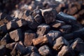 Brown coal.