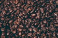Brown coffee bean medium roasted background