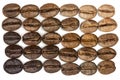 Brown coffee beans macro degrade