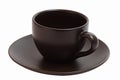 Brown Coffee Cup (Isolated)