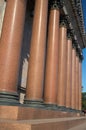 Brown colonnade