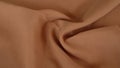 Brown color chiffon fabric texture seamless with beautiful closeup and soft detail fabric Royalty Free Stock Photo