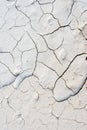 Brown color dry cracked muddy earth