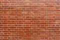 Brown color natural clay brick on wall background