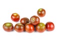 Brown color tomato isolate on white background