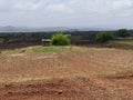 Brown colour landscape image Indian soil