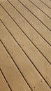 Brown composite wood deck