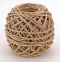 Brown cord ball Royalty Free Stock Photo