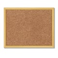 Brown cork board in a frame. Royalty Free Stock Photo