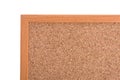 Brown cork pin board frame Royalty Free Stock Photo