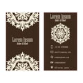 Brown Corporate business or visiting card, professional designer