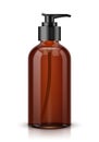 Brown Cosmetic Bottle With Batcher