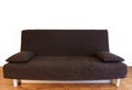 Brown couch in studio Royalty Free Stock Photo