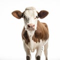 Award-winning Babycore: A Beautiful Cow In White Studio