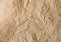 Brown creased paper texture background Royalty Free Stock Photo
