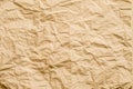Brown crumpled paper minimalist design background Royalty Free Stock Photo