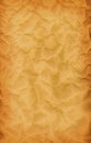 Brown Crumpled Up Paper Royalty Free Stock Photo
