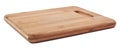 Brown cutting bamboo board used for cooking. Royalty Free Stock Photo