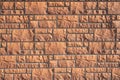 Brown decorative facade brick