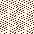 Brown diagonal lines on white background. Seamless pattern with slanted strokes. Hash stroke motif. Vector art