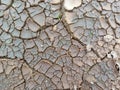 Brown dry soil or cracked ground texture background. Cracked earth, cracked soil Royalty Free Stock Photo