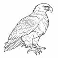Free Eagle Coloring Pages: Realistic Animal Portraits And Simplistic Cartoons