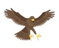 Brown eagle icon
