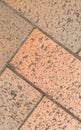 Brown earthenware floor tile seamless background Royalty Free Stock Photo