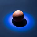 Around the egg highlighting its textured shell and casting a Royalty Free Stock Photo