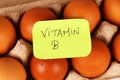 Vitamin B source egg.