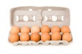 Brown eggs Royalty Free Stock Photo