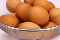 eggs in a sieve