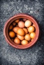 Brown hen eggs Royalty Free Stock Photo