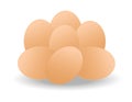 Brown eggs