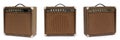 Brown electric guitar amplifier Royalty Free Stock Photo