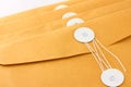 Brown envelopes for business use Royalty Free Stock Photo